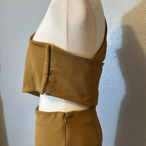 House of Harlow X revolve toffee Fabien women’s wide leg jumpsuit size L - Picture 6 of 15